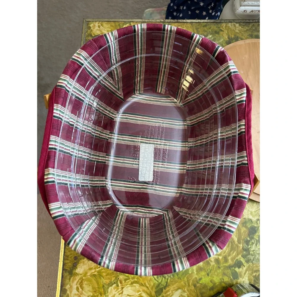 Longaberger 2004 Christmas Collection Get-Together Basket Lid Liner Protector